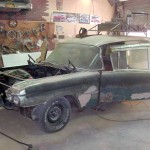 '59 Cadillac "Ghostbusters" project early in the kustomization process